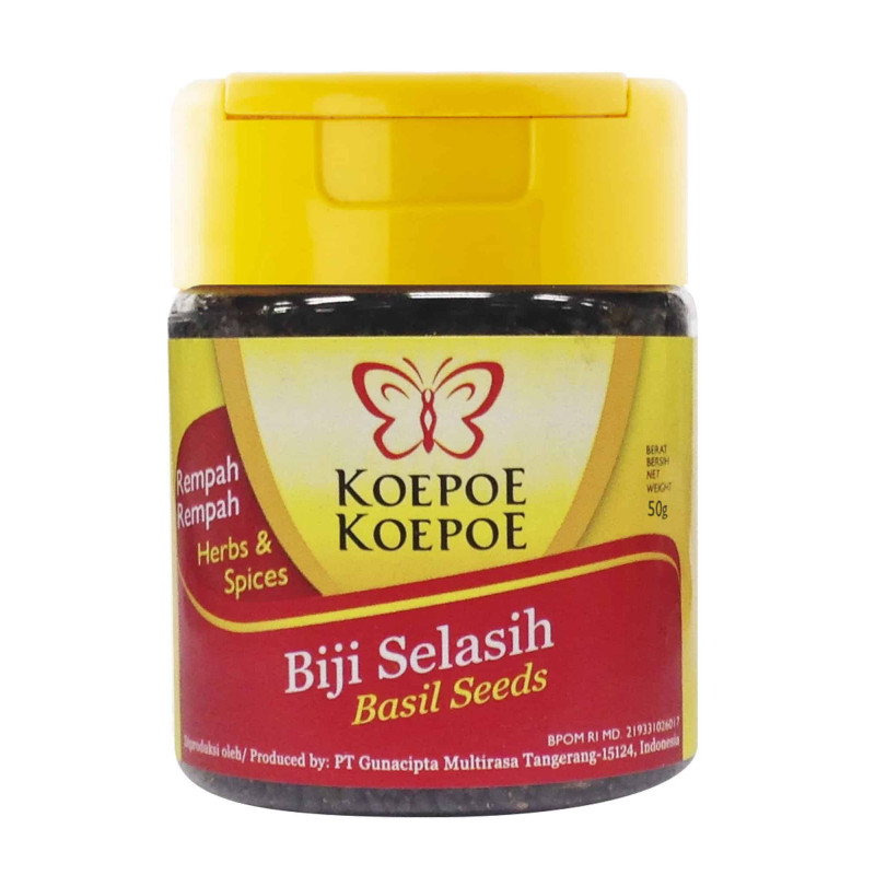 Koepoe-koepe biji selasih