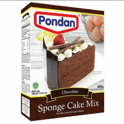 Pondan sponge cake chocolate