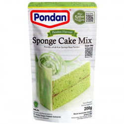 Pondan sponge cake mix pandan