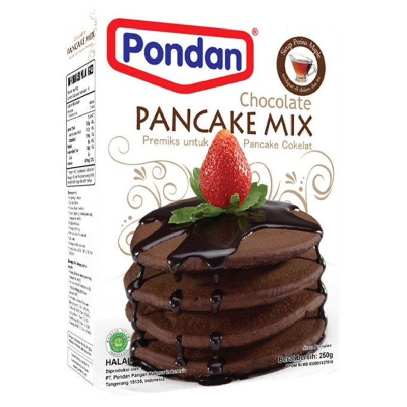 pondan chocolate pancake mix