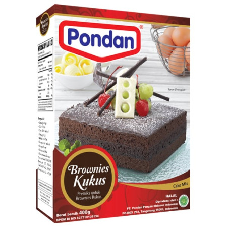 Pondan brownies kukus