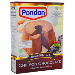 Pondan chiffon chocolate
