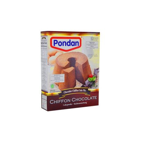 Pondan chiffon chocolate