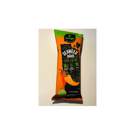 Bibigo seaweed snack hot
